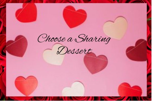 Valentines Sharing Desserts